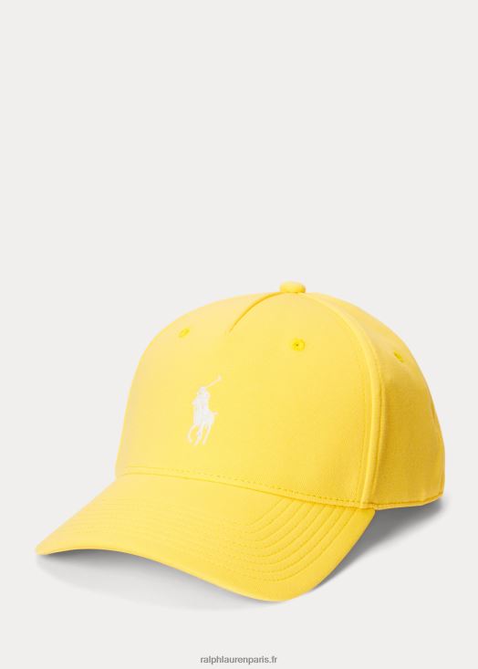 casquette en ponte 46T60T2487 Hommes Ralph Lauren jaune côtier