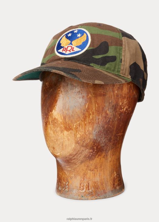 casquette à logo ailé 46T60T8872 Hommes Ralph Lauren camouflage des bois