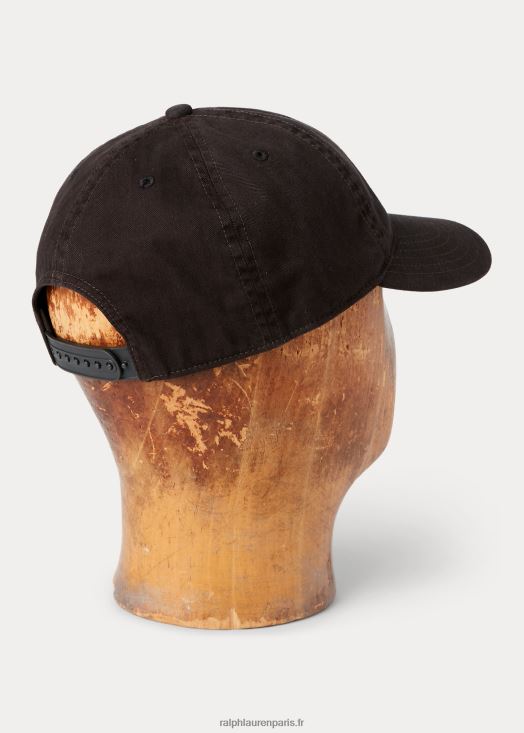 casquette à logo ailé 46T60T8886 Hommes Ralph Lauren noir