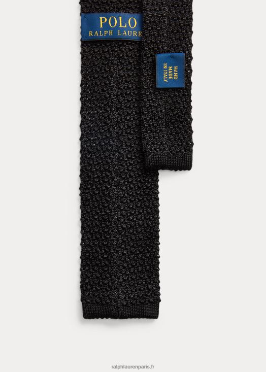 cravate en soie 46T60T2244 Hommes Ralph Lauren noir