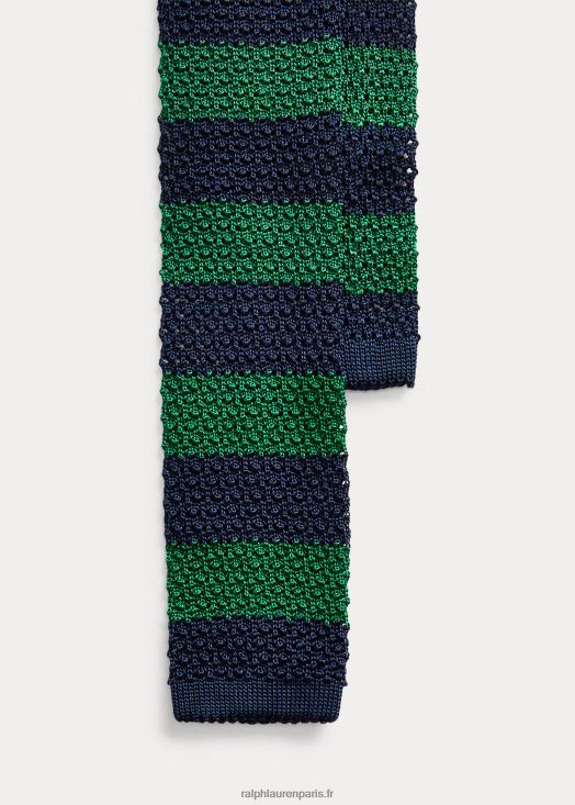 cravate en soie à rayures 46T60T2264 Hommes Ralph Lauren marine/vert