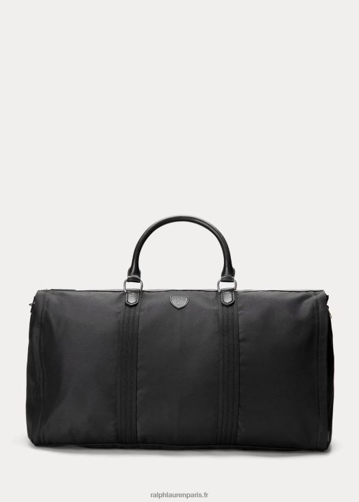 polochon hybride à finitions en cuir 46T60T2418 Hommes Ralph Lauren noir