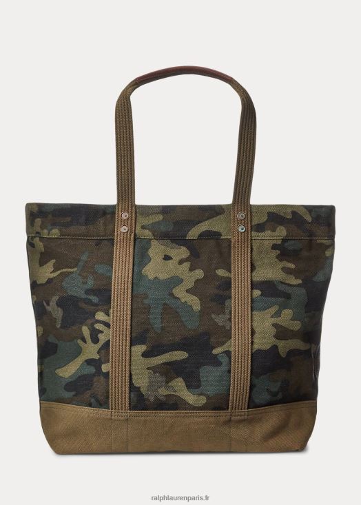 fourre-tout en toile 46T60T8769 Hommes Ralph Lauren camouflage