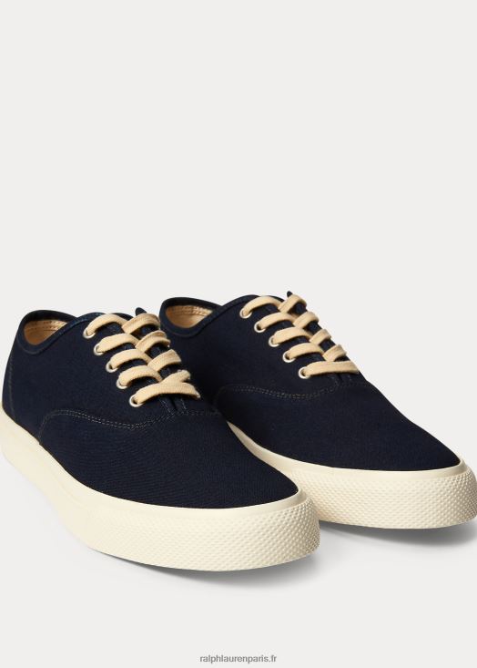 baskets en toile 46T60T1952 Hommes Ralph Lauren indigo