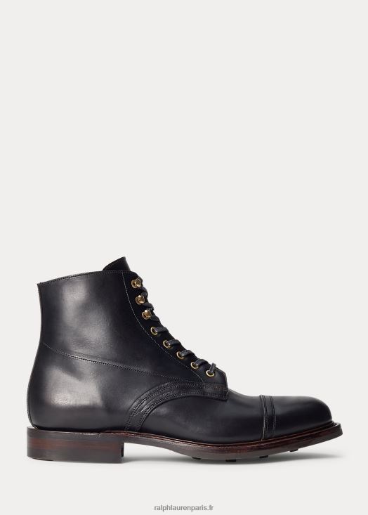 botte en cuir 46T60T2138 Hommes Ralph Lauren noir