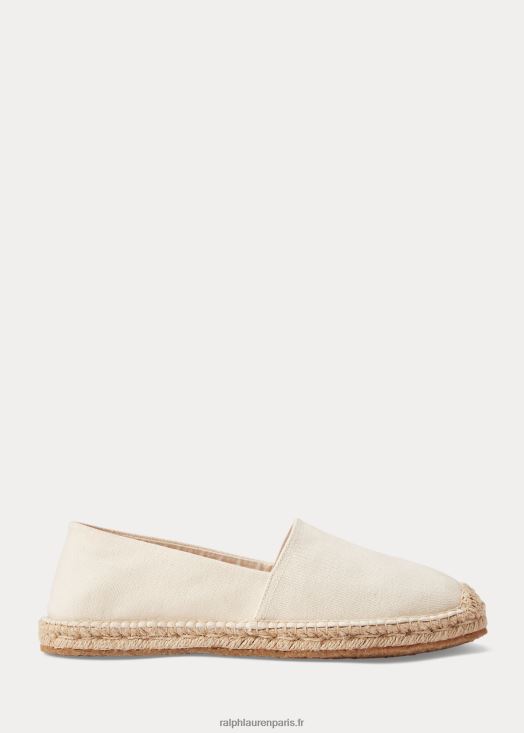 espadrille en toile 46T60T2128 Hommes Ralph Lauren grège