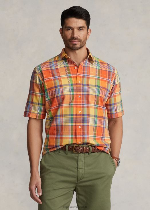 chemise oxford à carreaux 46T60T1806 Hommes Ralph Lauren