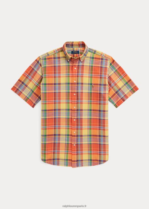 chemise oxford à carreaux 46T60T1806 Hommes Ralph Lauren