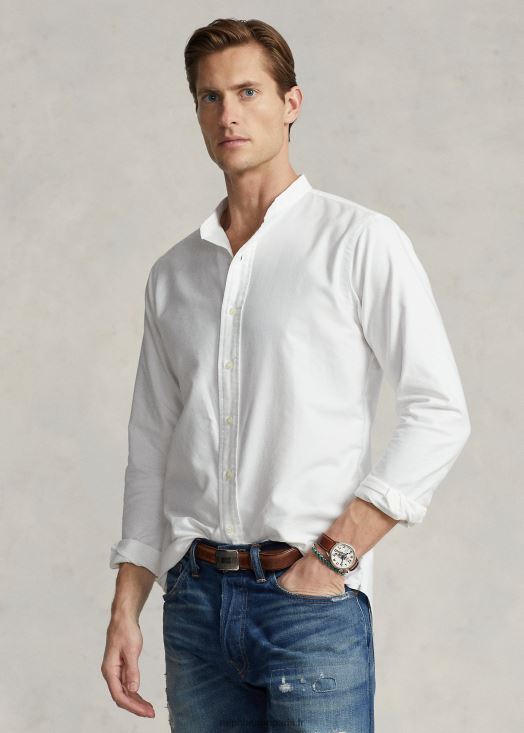 chemise oxford coupe classique 46T60T760 Hommes Ralph Lauren blanc