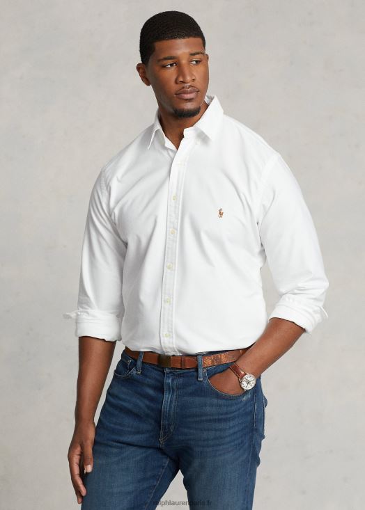 la chemise oxford iconique 46T60T1436 Hommes Ralph Lauren blanc