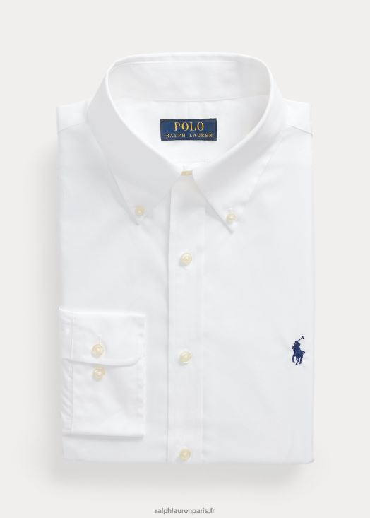 chemise slim en popeline 46T60T651 Hommes Ralph Lauren blanc