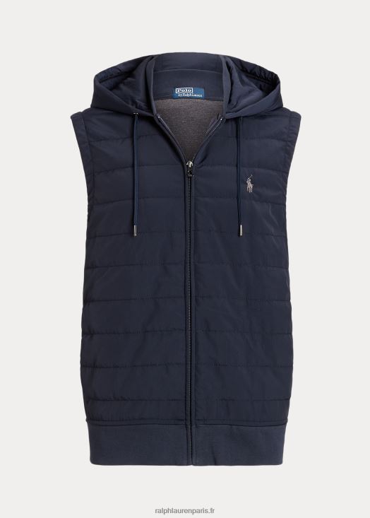 gilet à capuche hybride 46T60T1165 Hommes Ralph Lauren aviateur marine