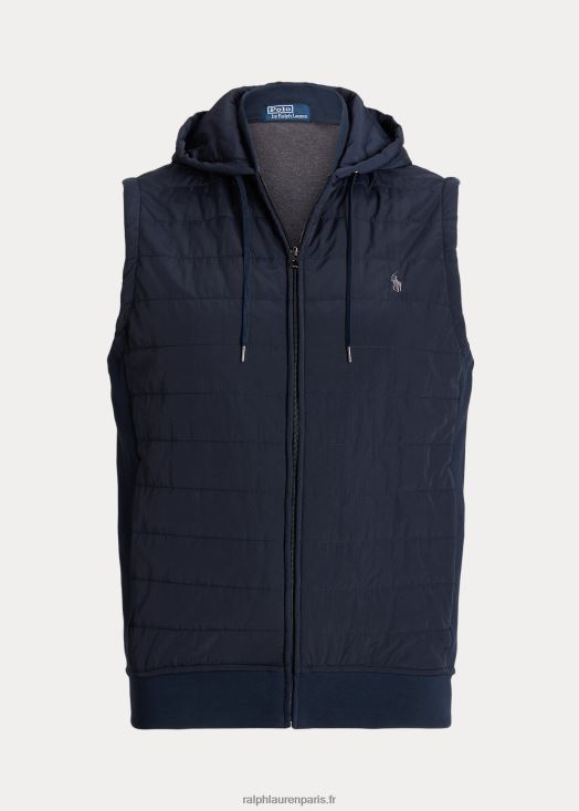 gilet à capuche hybride 46T60T1370 Hommes Ralph Lauren aviateur marine