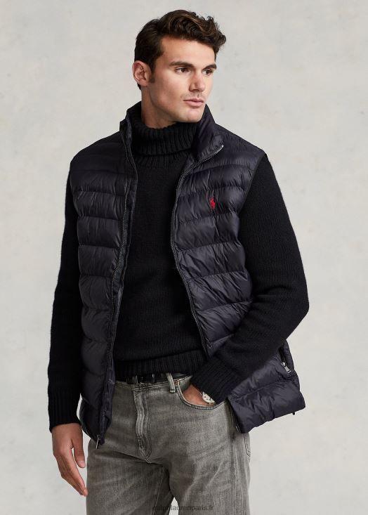 le gilet compressible 46T60T1921 Hommes Ralph Lauren noir