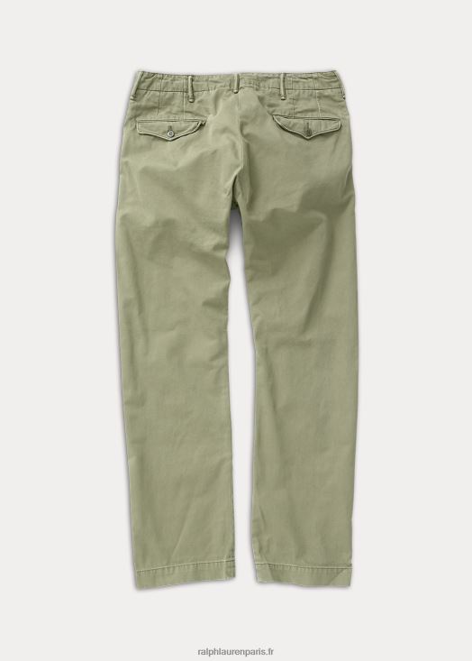 pantalon chino officier 46T60T1748 Hommes Ralph Lauren olive