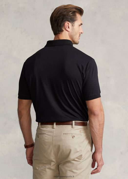 polo en coton doux 46T60T1534 Hommes Ralph Lauren noir