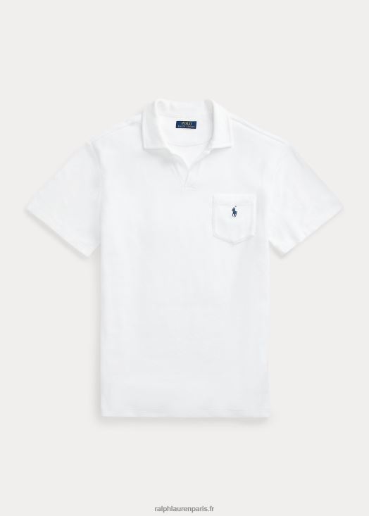 polo en éponge 46T60T1474 Hommes Ralph Lauren blanc