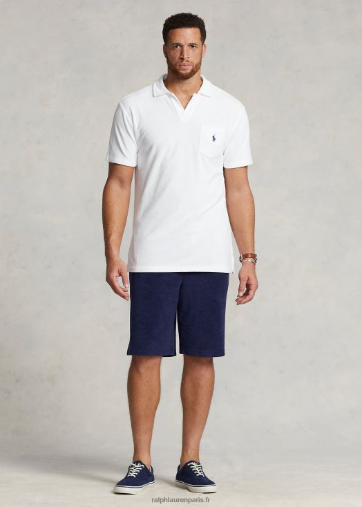 polo en éponge 46T60T1474 Hommes Ralph Lauren blanc