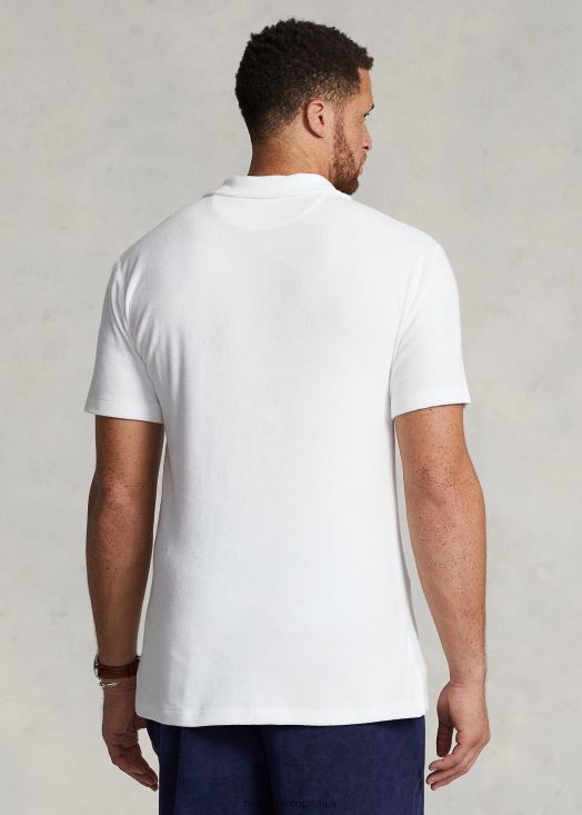 polo en éponge 46T60T1474 Hommes Ralph Lauren blanc