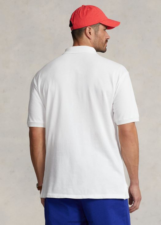 polo spa éponge 46T60T1470 Hommes Ralph Lauren blanc