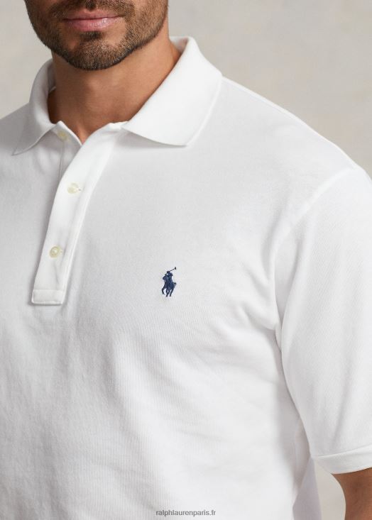 polo spa éponge 46T60T1470 Hommes Ralph Lauren blanc