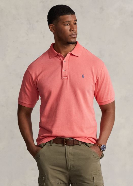 polo spa éponge 46T60T1471 Hommes Ralph Lauren récif rouge