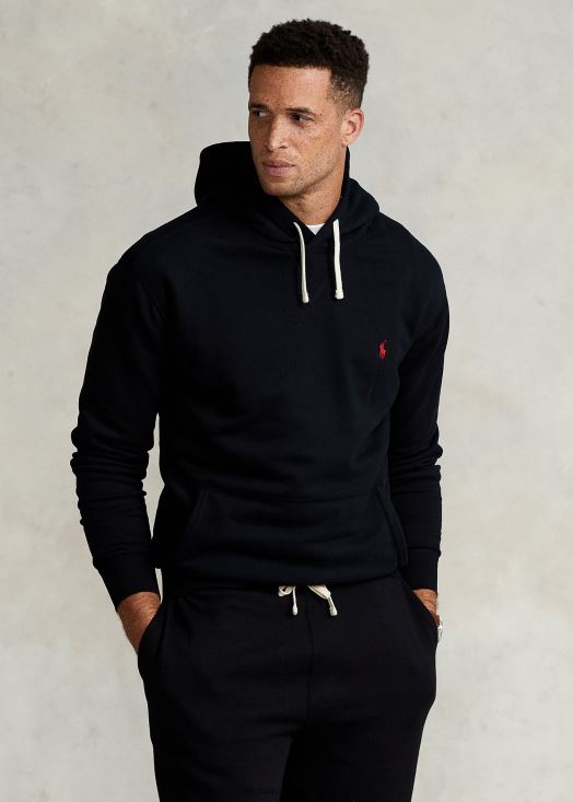 le sweat à capuche rl 46T60T1572 Hommes Ralph Lauren noir