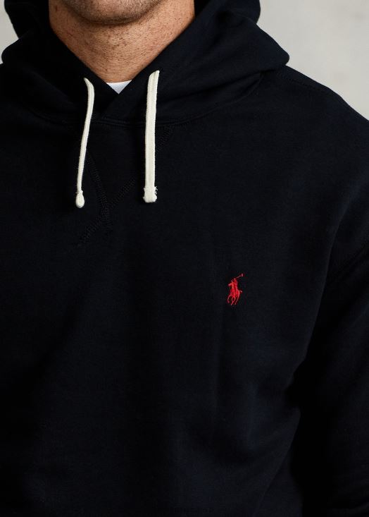 le sweat à capuche rl 46T60T1572 Hommes Ralph Lauren noir