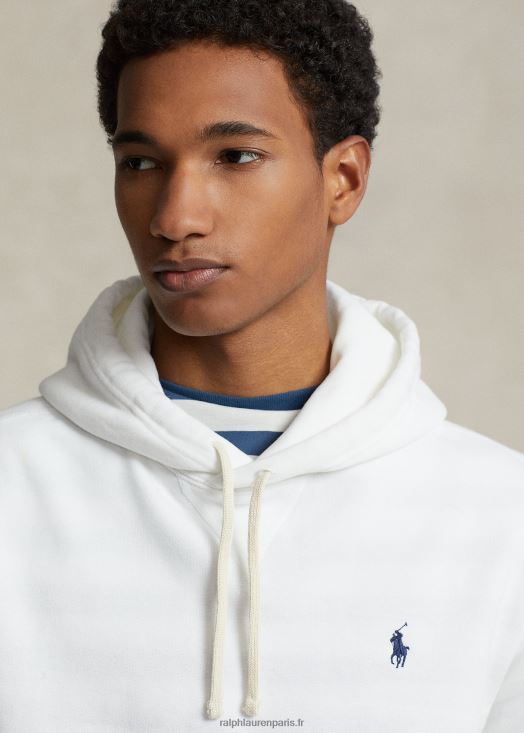 le sweat à capuche rl 46T60T398 Hommes Ralph Lauren blanc