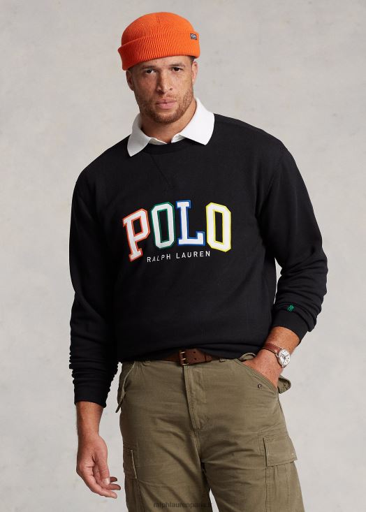 le sweat à logo polaire rl 46T60T1912 Hommes Ralph Lauren noir