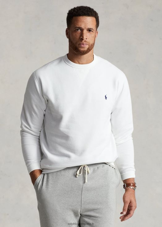 le sweat polaire rl 46T60T1591 Hommes Ralph Lauren blanc