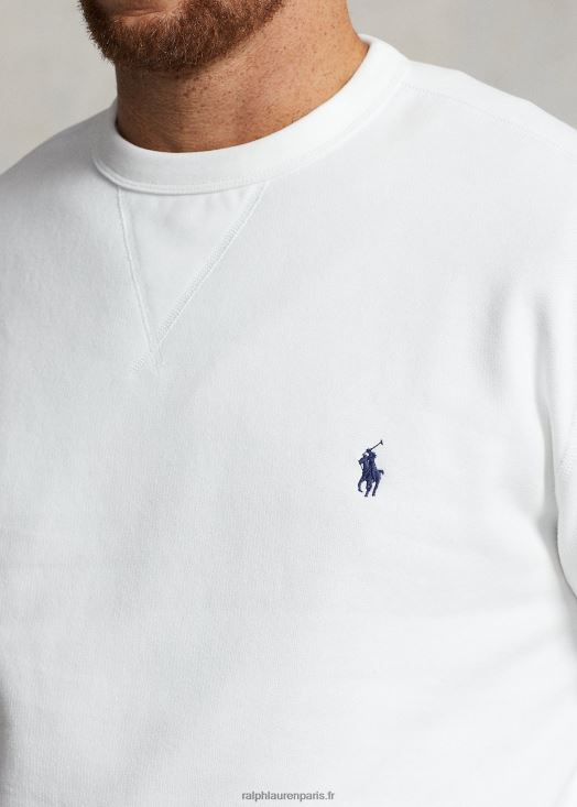 le sweat polaire rl 46T60T1591 Hommes Ralph Lauren blanc