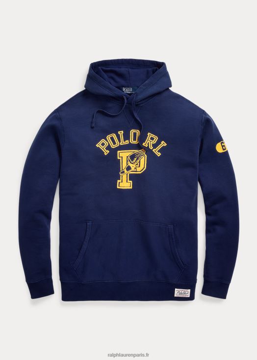 sweat à capuche à logo 46T60T1645 Hommes Ralph Lauren cobalt foncé