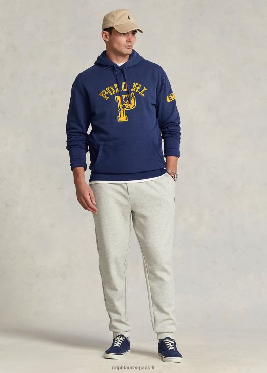 sweat à capuche à logo 46T60T1645 Hommes Ralph Lauren cobalt foncé