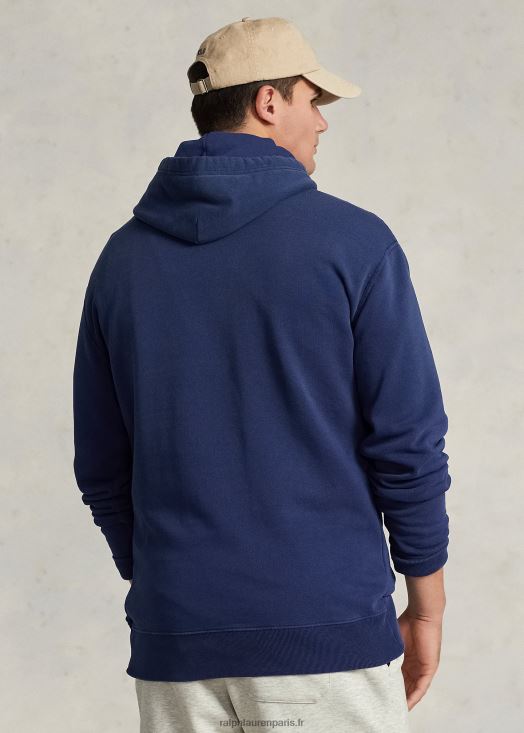 sweat à capuche à logo 46T60T1645 Hommes Ralph Lauren cobalt foncé