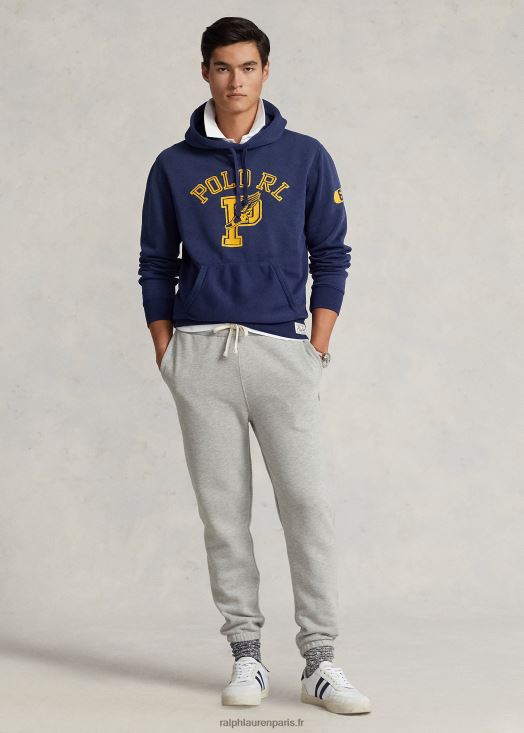 sweat à capuche à logo 46T60T843 Hommes Ralph Lauren cobalt foncé