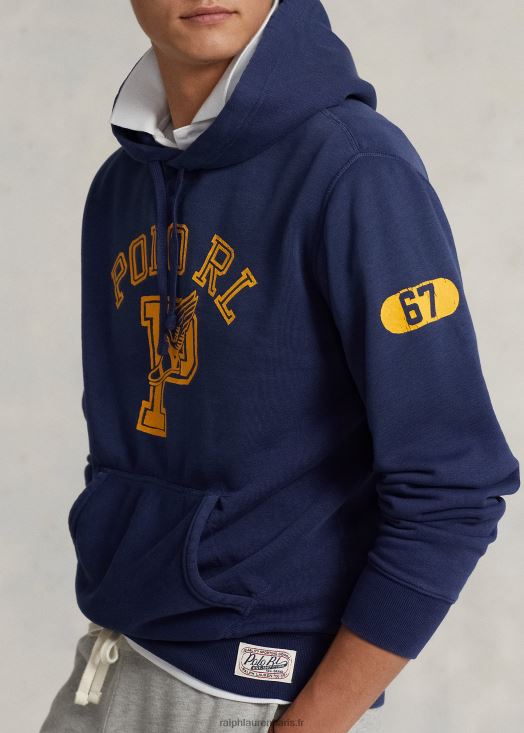 sweat à capuche à logo 46T60T843 Hommes Ralph Lauren cobalt foncé