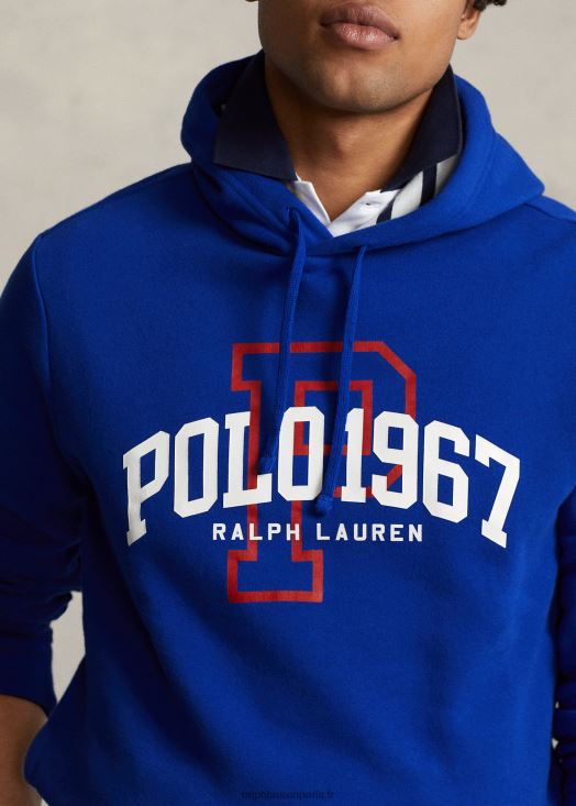 sweat à capuche à logo 46T60T8591 Hommes Ralph Lauren étoile saphir