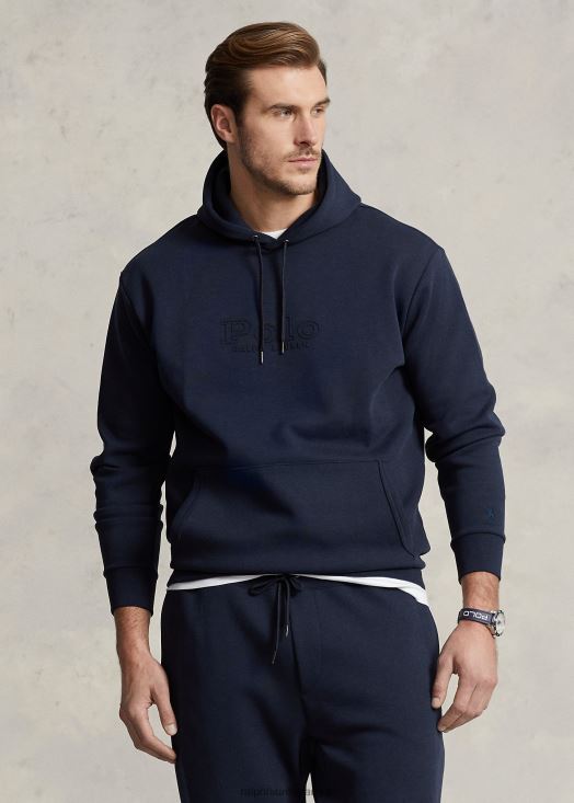 sweat à capuche à logo embossé 46T60T1378 Hommes Ralph Lauren aviateur marine