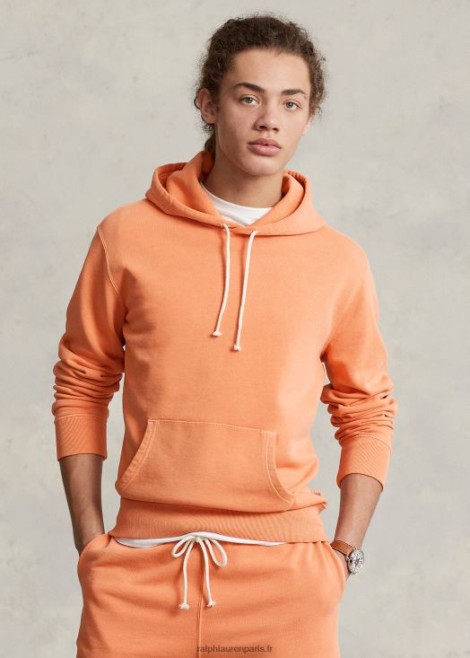 sweat à capuche polaire 46T60T8505 Hommes Ralph Lauren orange