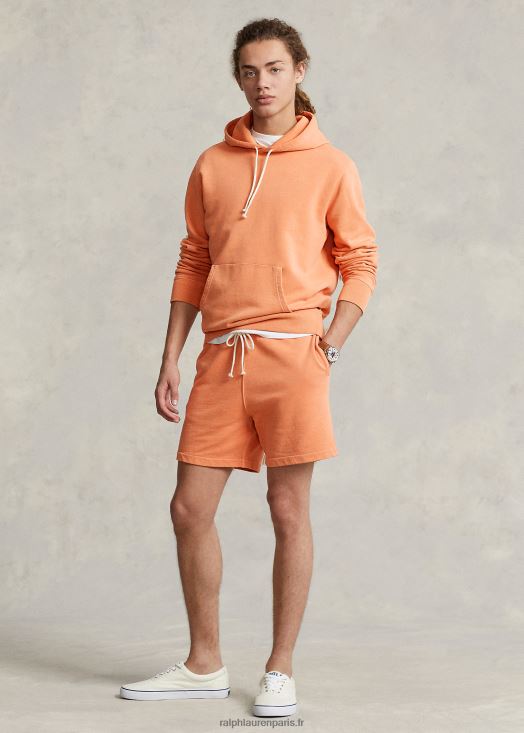 sweat à capuche polaire 46T60T8505 Hommes Ralph Lauren orange