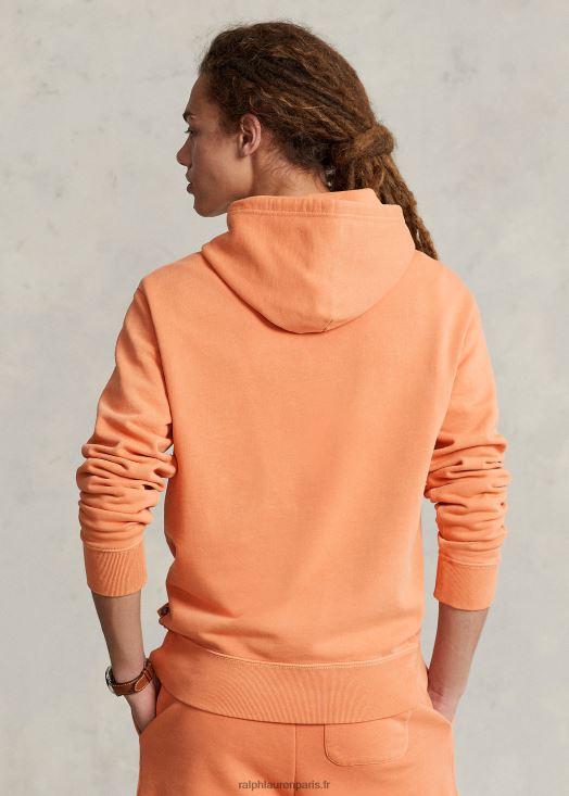 sweat à capuche polaire 46T60T8505 Hommes Ralph Lauren orange