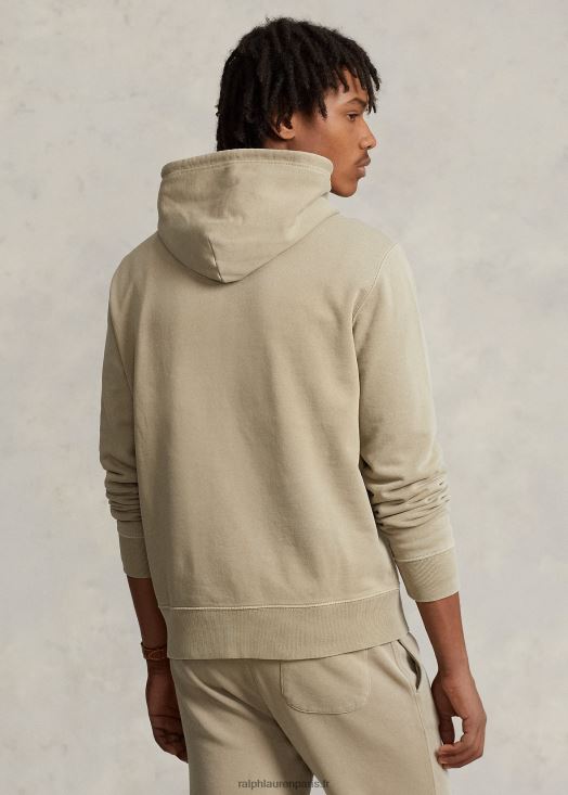 sweat à capuche polaire 46T60T8506 Hommes Ralph Lauren kaki classique