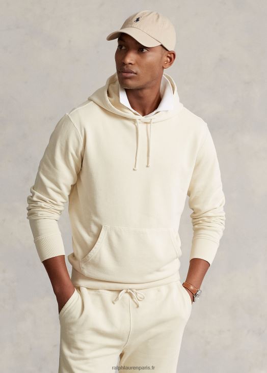 sweat à capuche polaire 46T60T8507 Hommes Ralph Lauren écru