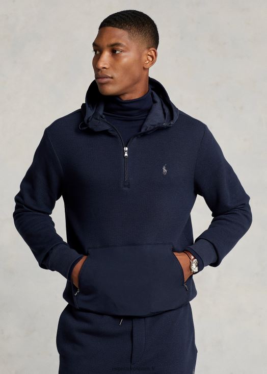 sweat à capuche zippé hybride 46T60T1156 Hommes Ralph Lauren