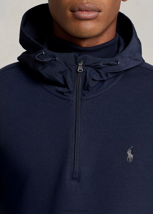 sweat à capuche zippé hybride 46T60T1156 Hommes Ralph Lauren