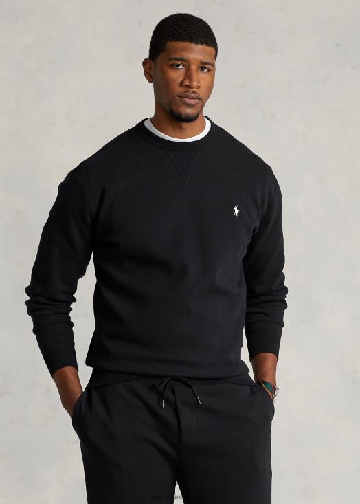 sweat à double maille 46T60T1911 Hommes Ralph Lauren noir