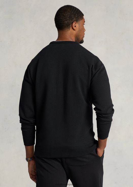 sweat à double maille 46T60T1911 Hommes Ralph Lauren noir