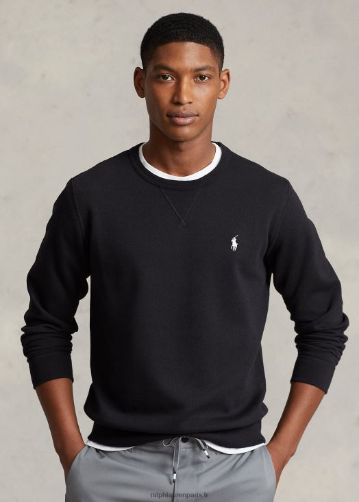 sweat à double maille 46T60T869 Hommes Ralph Lauren noir/crème