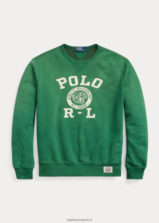 sweat à logo 46T60T1028 Hommes Ralph Lauren vert verano